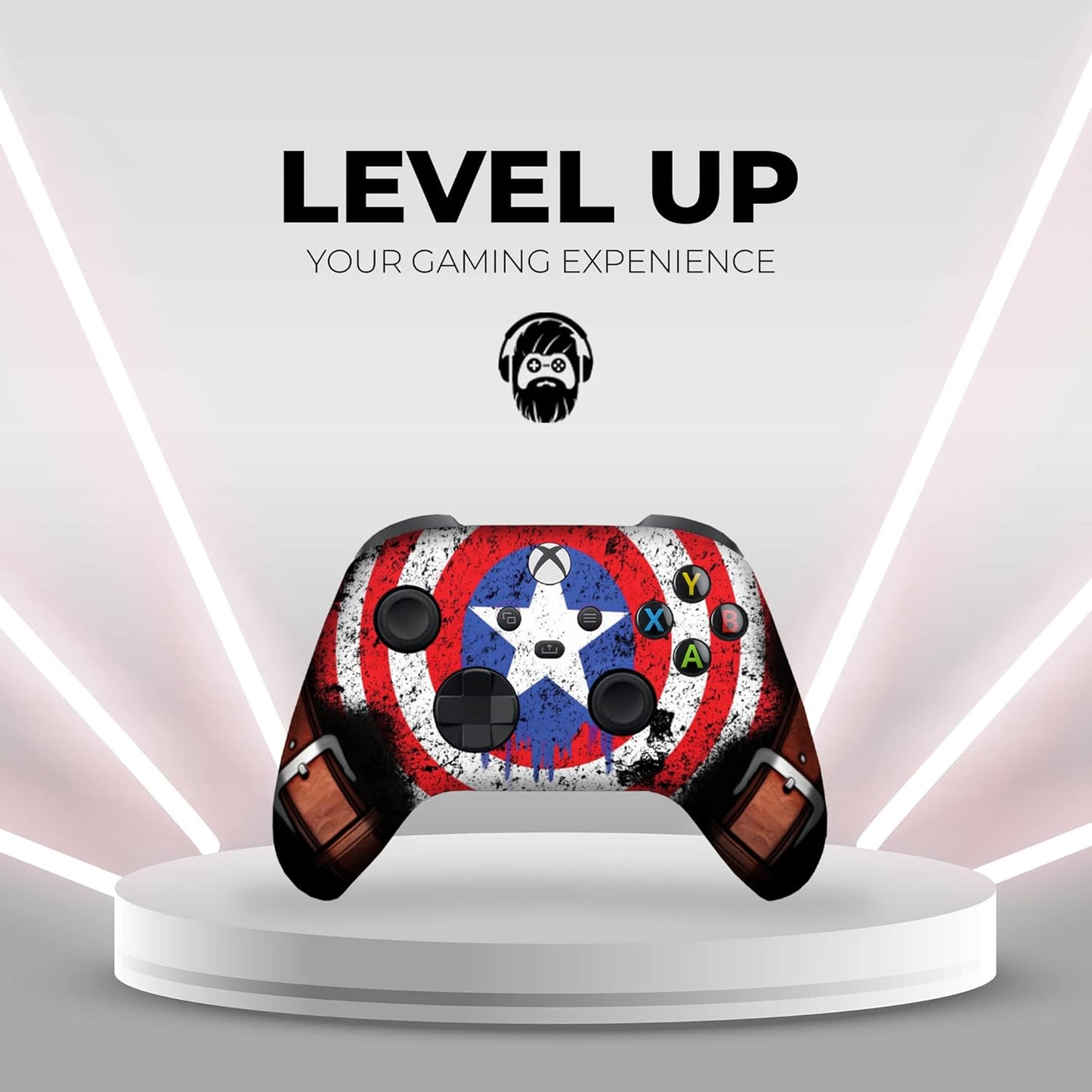 Americcan Soldier Custom X-Box Controller Wireless Compatible with X-Box One/Series X/S Proudly Customized in USA with Permanent HYDRO-DIP Printing (NOT JUST a SKIN)