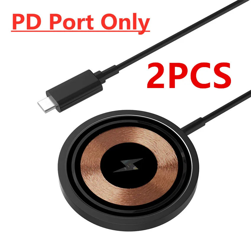 100W Magnetic Wireless Charger Pad Phone Chargers for Iphone 15 14 13 Pro Max Airpods Portable Macsafe PD Fast Charging Station