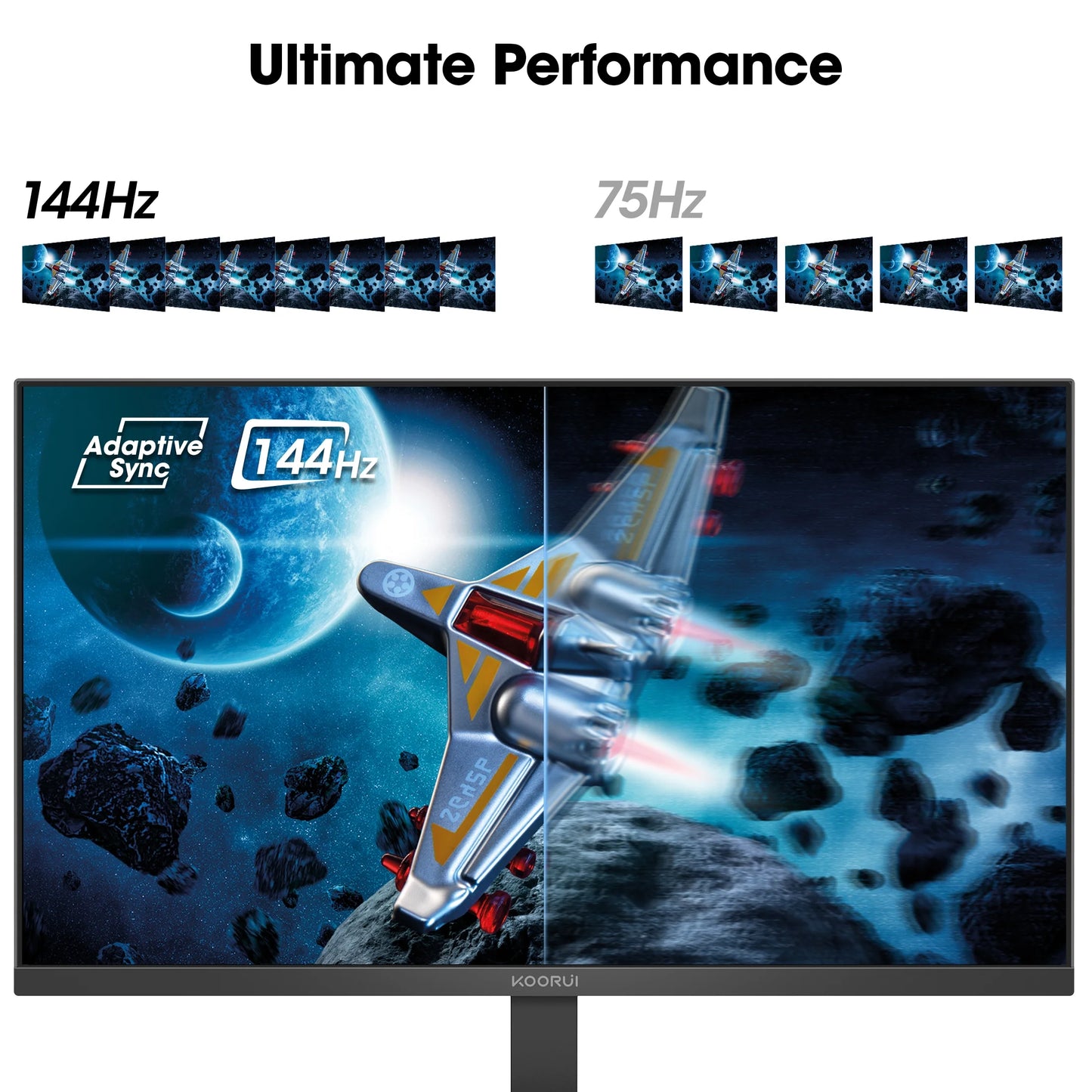 27" FHD 1080P Gaming Monitor, 144Hz Computer Monitor, New, E2711K