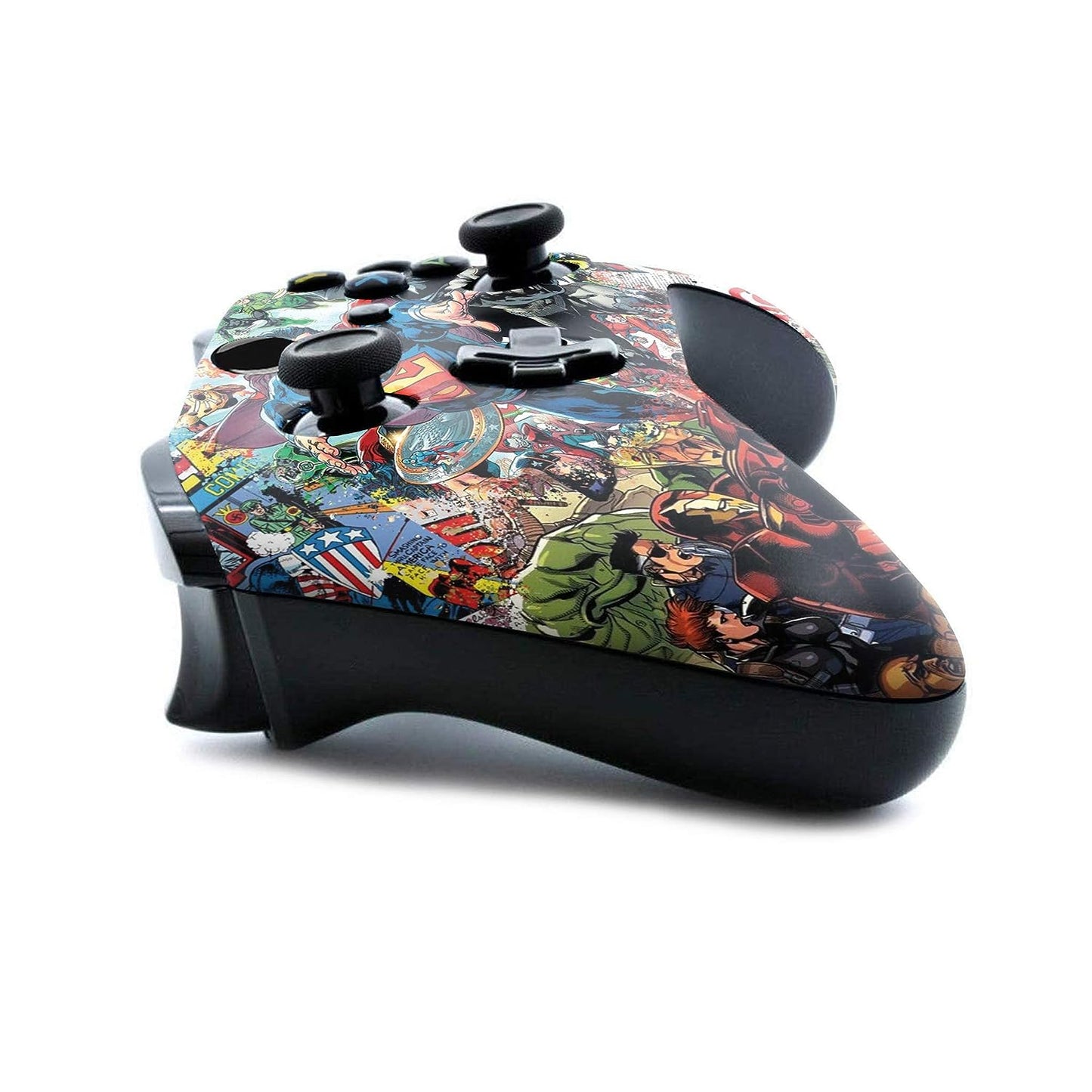 Comics Custom X-Box Controller Wireless Compatible with X-Box One/X-Box Series X/S by | Proudly Customized in USA with Permanent HYDRO-DIP Printing (NOT JUST a SKIN)