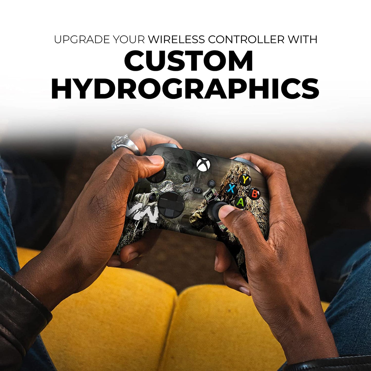 C-O-D Moderrn Warfarre Custom X-Box Controller Wireless Compatible with X-Box One/Series X/S Proudly Customized in USA with Permanent HYDRO-DIP Printing (NOT JUST a SKIN)