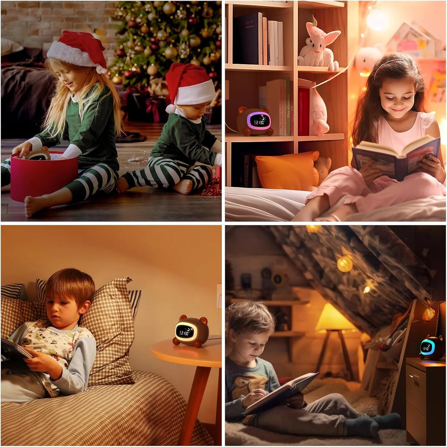 Alarm Clock for Kids, Ok to Wake Clock, Sleep Training Digital Clock with 5 Night Light