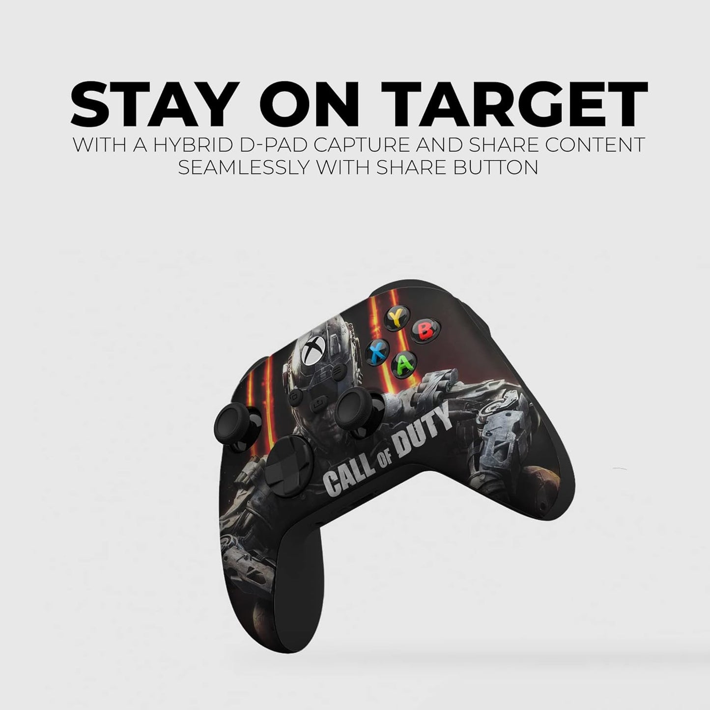 Calls of Dutty Dual Custom X-Box Controller Wireless Compatible with X-Box One/Series X/S Proudly Customized in USA with Permanent HYDRO-DIP Printing(Not JUST a SKIN) MODDED