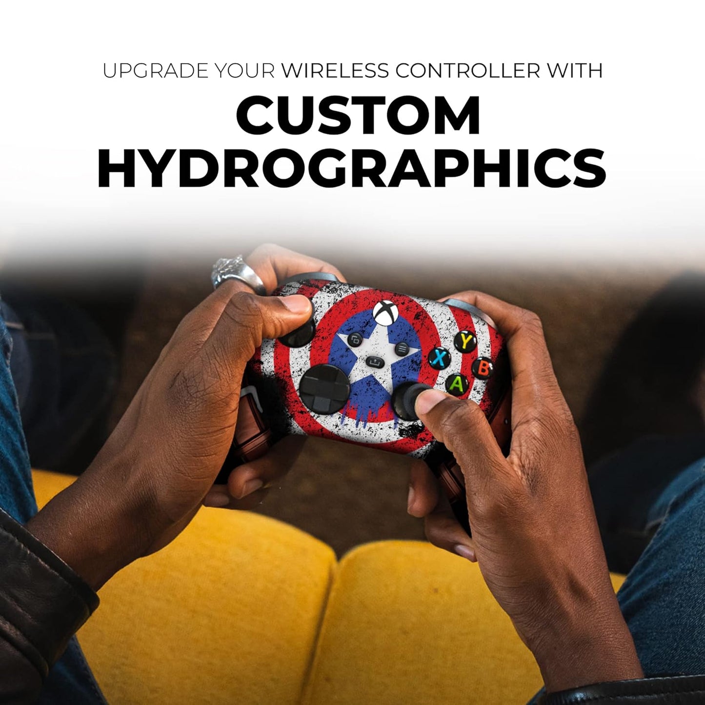 Americcan Soldier Custom X-Box Controller Wireless Compatible with X-Box One/Series X/S Proudly Customized in USA with Permanent HYDRO-DIP Printing (NOT JUST a SKIN)