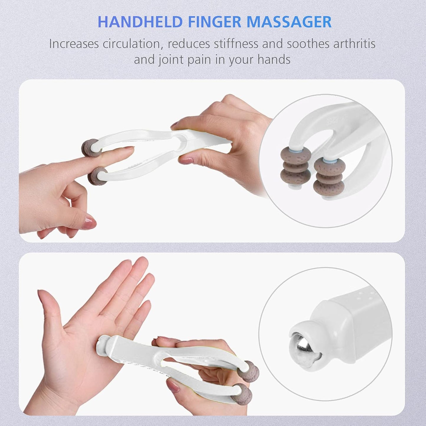 Hand Massager with Heat, Cordless Hand Massage Tool with Compression & Heating,3 Modes & 3 Levels Pressure Point Hand Massager for Arthritis and Carpal Tunnel from Finger to Wrist