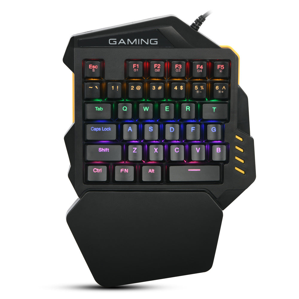 One-Handed RGB Mechanical Gaming Keypad
