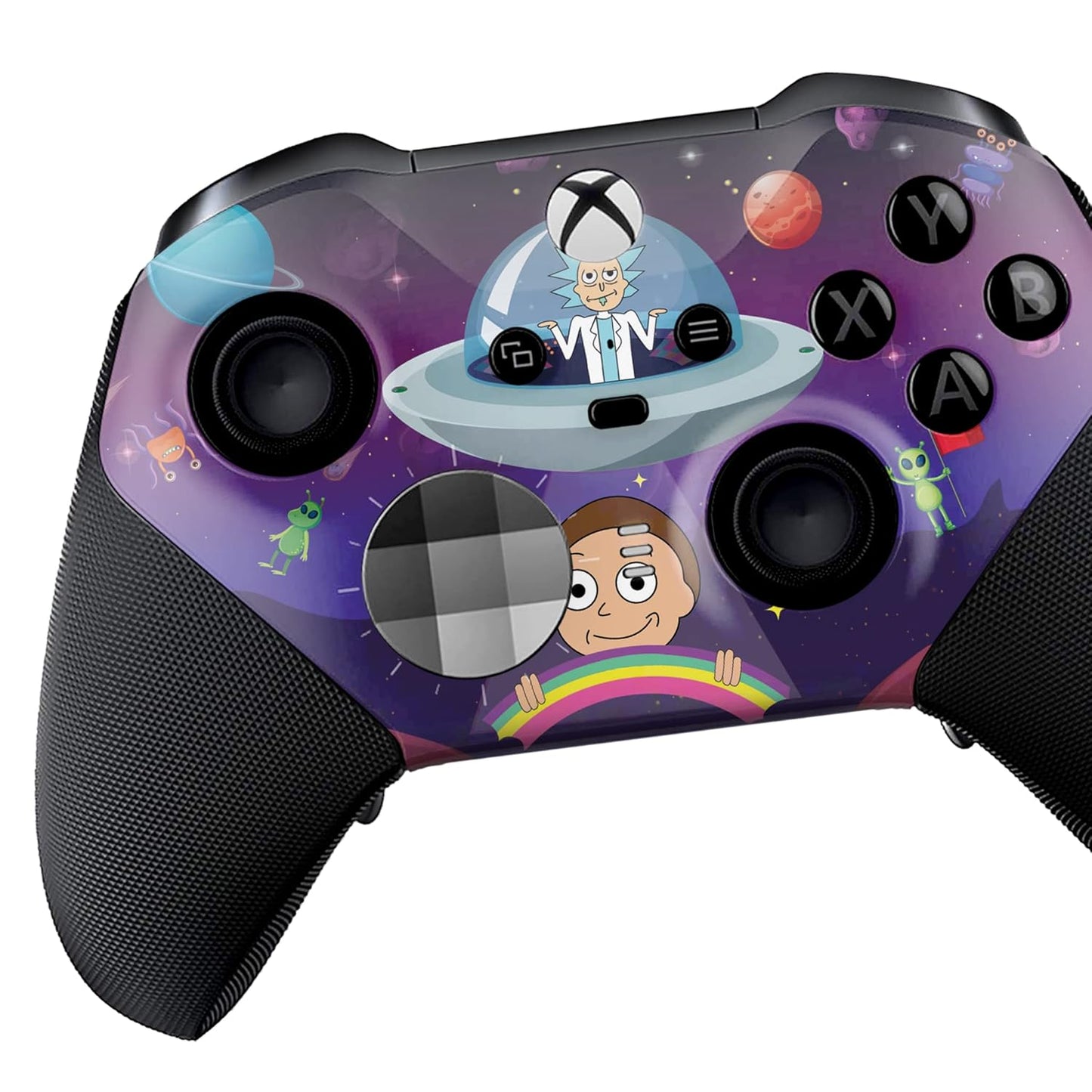Ricky & Morty X-Box Elite Controller Series 2 Limited Edition Custom Elite Series 2 Controller for X-Box One/Series X/S. with Advanced Hydro-Dip Paint Technology (Not Just a Skin)