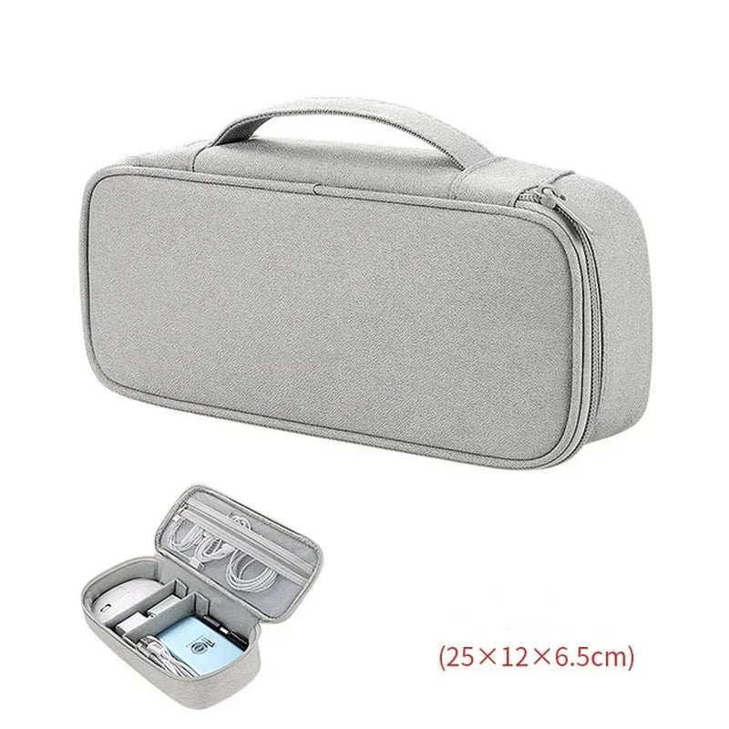 Travel Cable Organizer Bag Pouch Electronic Accessories Gadget Carry Case Portable Waterproof Storage Bag for Cable Cord
