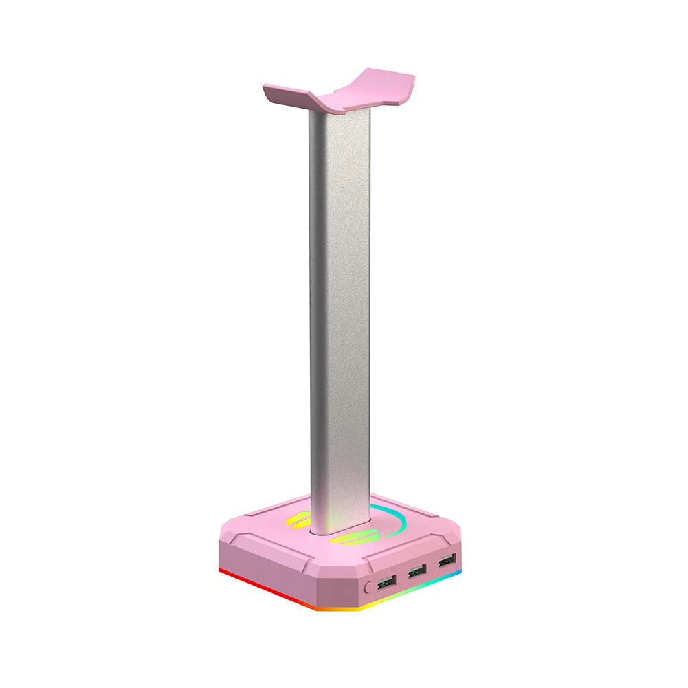 RGB Gaming Headphone Stand Desktop Earphone Holder Hanger Gamer Headset Display Stand Headset Holder Hanger Earphone Accessories