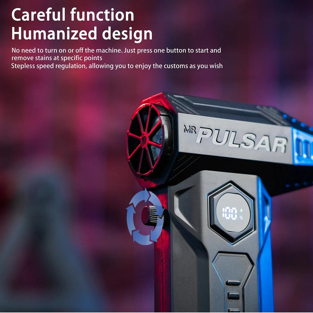 Xiaomi Turbo Jet Blower 990000RPM High Power Air Blower Brushless Motor Turbo Fan Wind Speed 75M/S 10000Mah Violent Air Blower