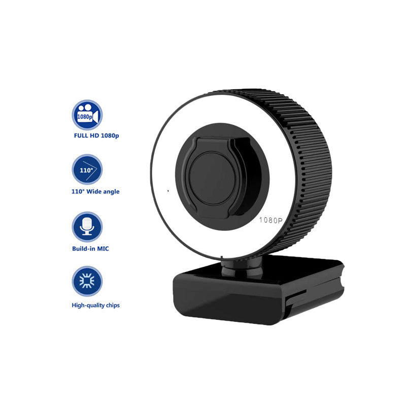 New Arrivals Streaming Camera Webcam Microphone Web Cam 1080P 2K Autofocus HD Webcam with Webcam Cover