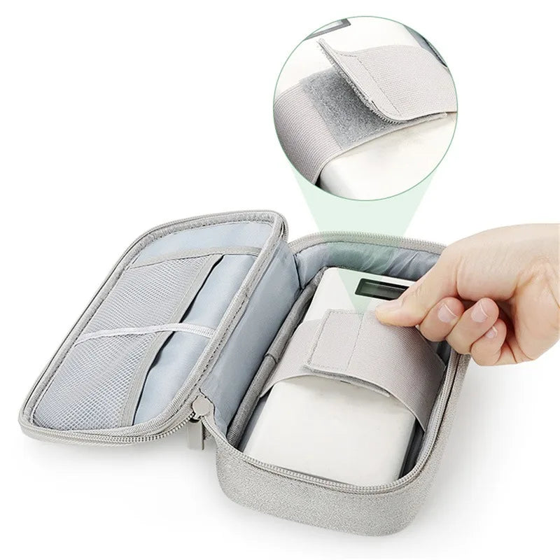 Travel Cable Organizer Bag Pouch Electronic Accessories Gadget Carry Case Portable Waterproof Storage Bag for Cable Cord