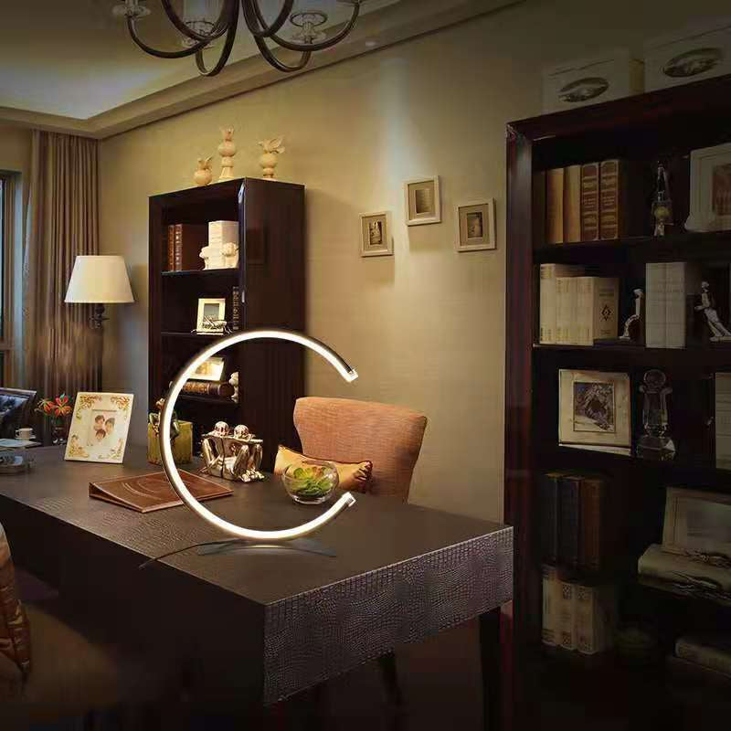 Letter LED Table Lamp Eye Protection Three-Tone Light Smart Table Lamp Night Light