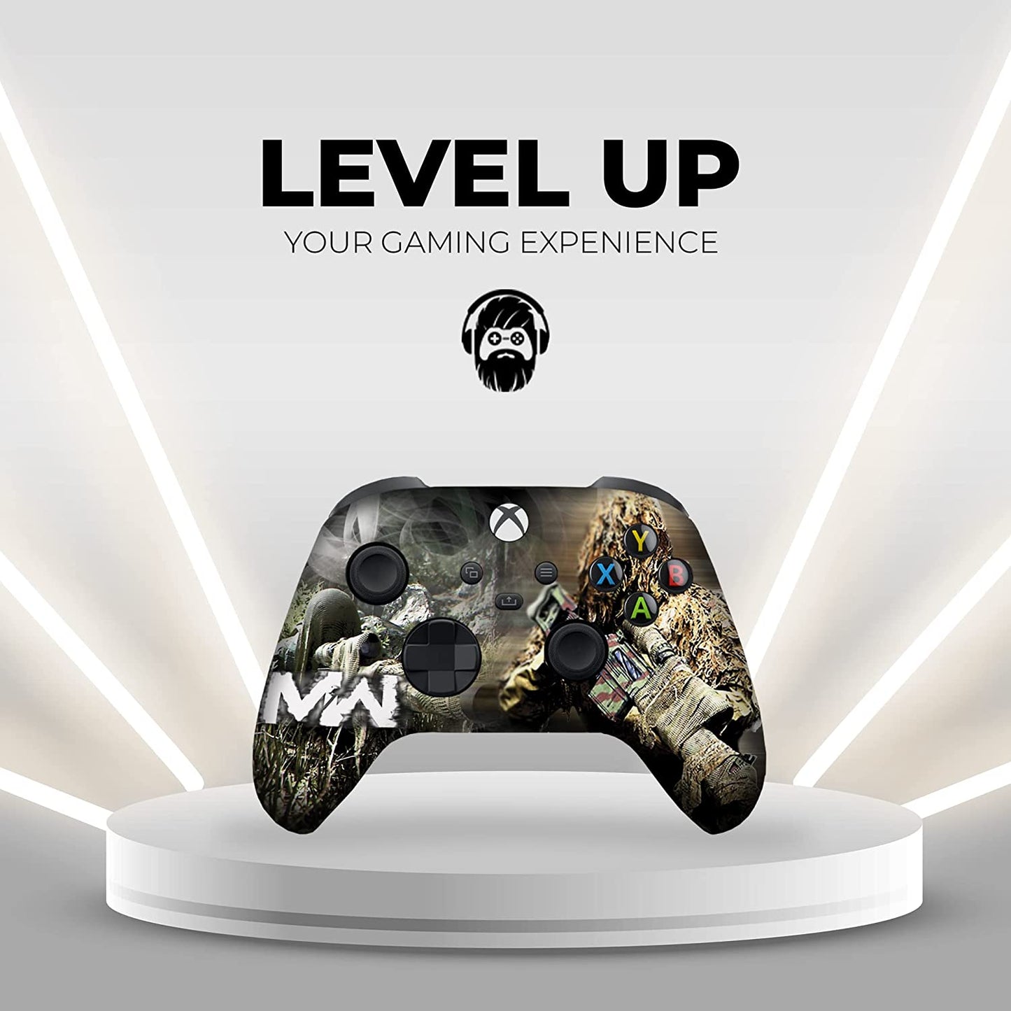 C-O-D Moderrn Warfarre Custom X-Box Controller Wireless Compatible with X-Box One/Series X/S Proudly Customized in USA with Permanent HYDRO-DIP Printing (NOT JUST a SKIN)