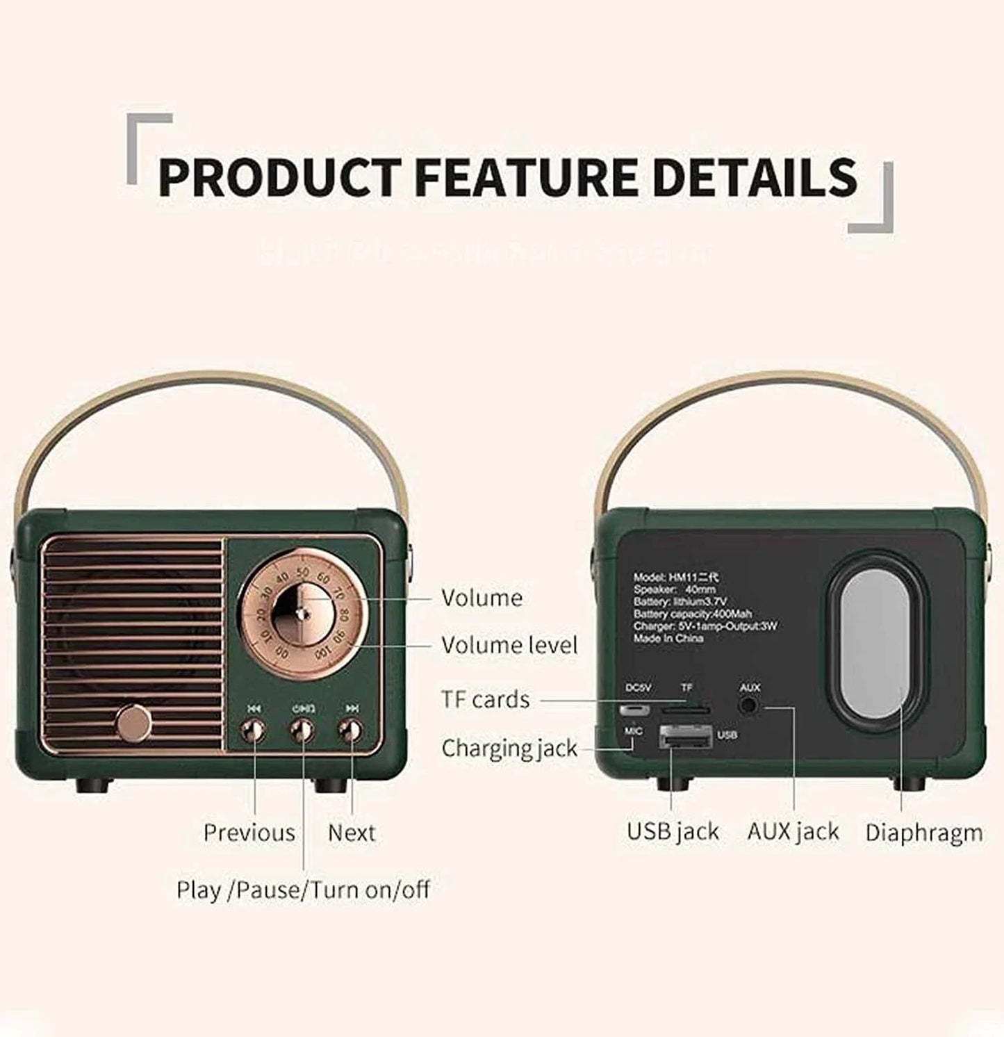 Wireless Caixa De Som Portable Bluetooth Speaker Sound Music Box Blutooth for Handfree Mini Subwoofer Bocina Blootooth Hand Free