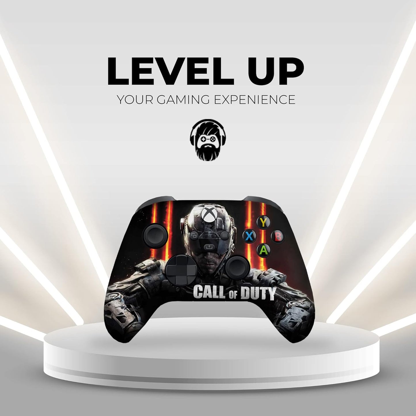 Calls of Dutty Dual Custom X-Box Controller Wireless Compatible with X-Box One/Series X/S Proudly Customized in USA with Permanent HYDRO-DIP Printing(Not JUST a SKIN) MODDED