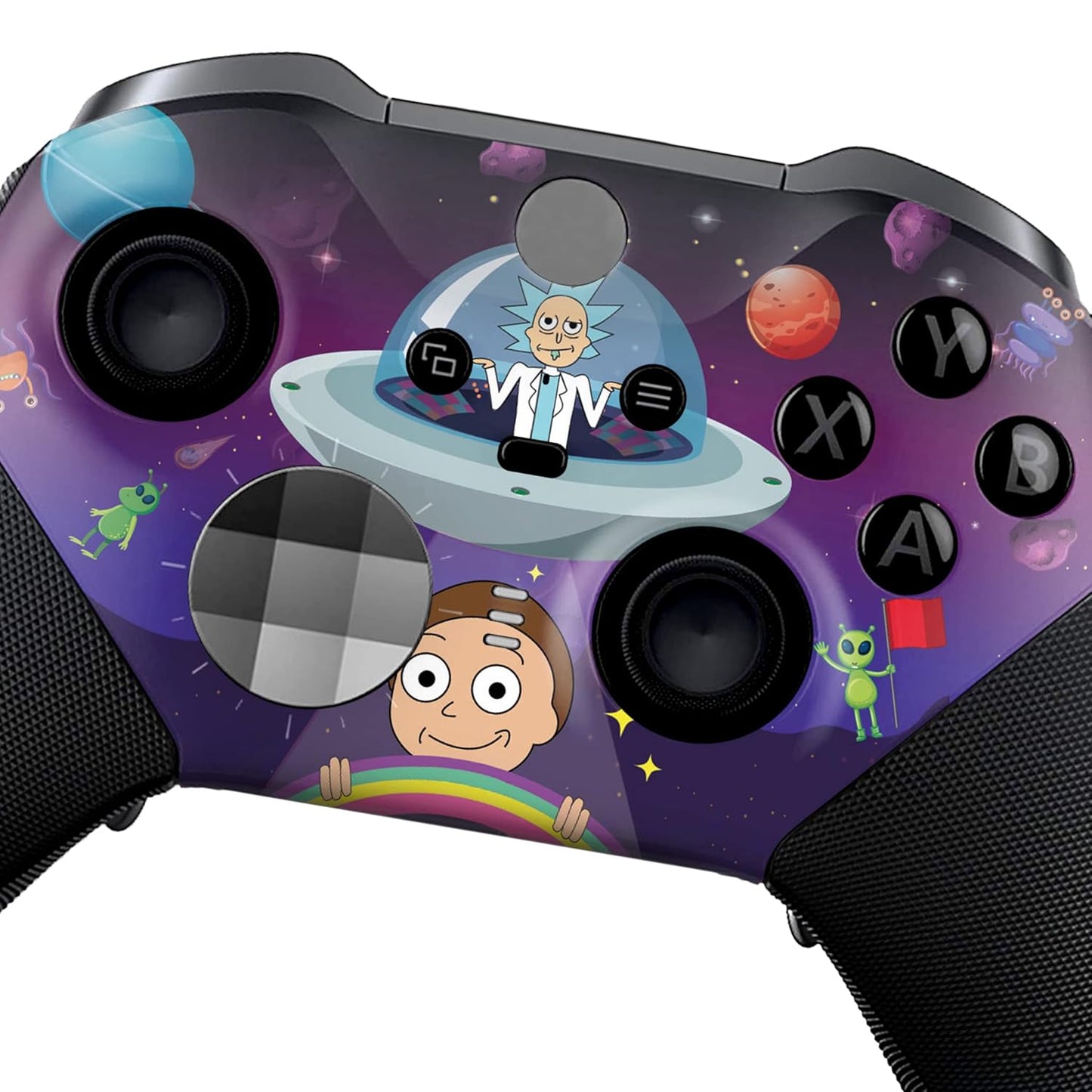 Ricky & Morty X-Box Elite Controller Series 2 Limited Edition Custom Elite Series 2 Controller for X-Box One/Series X/S. with Advanced Hydro-Dip Paint Technology (Not Just a Skin)