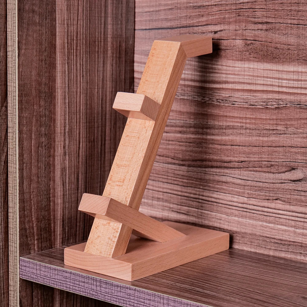 Wood Headphone Stand Gaming Headset Holder for Desk Display Gaming Accessories Gift for Airpods PS5 Xbox