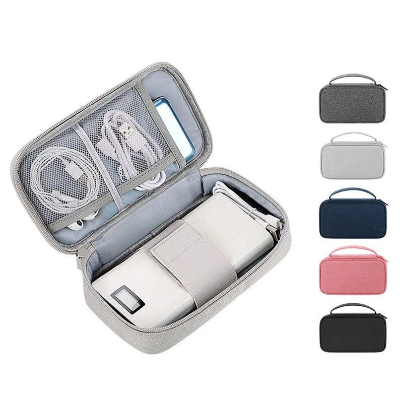 Travel Cable Organizer Bag Pouch Electronic Accessories Gadget Carry Case Portable Waterproof Storage Bag for Cable Cord
