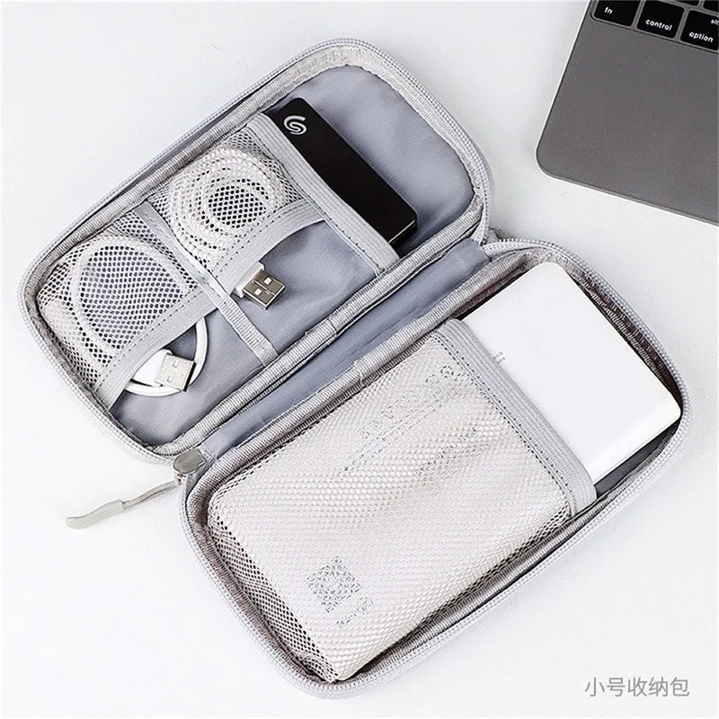 Travel Cable Organizer Bag Pouch Electronic Accessories Gadget Carry Case Portable Waterproof Storage Bag for Cable Cord