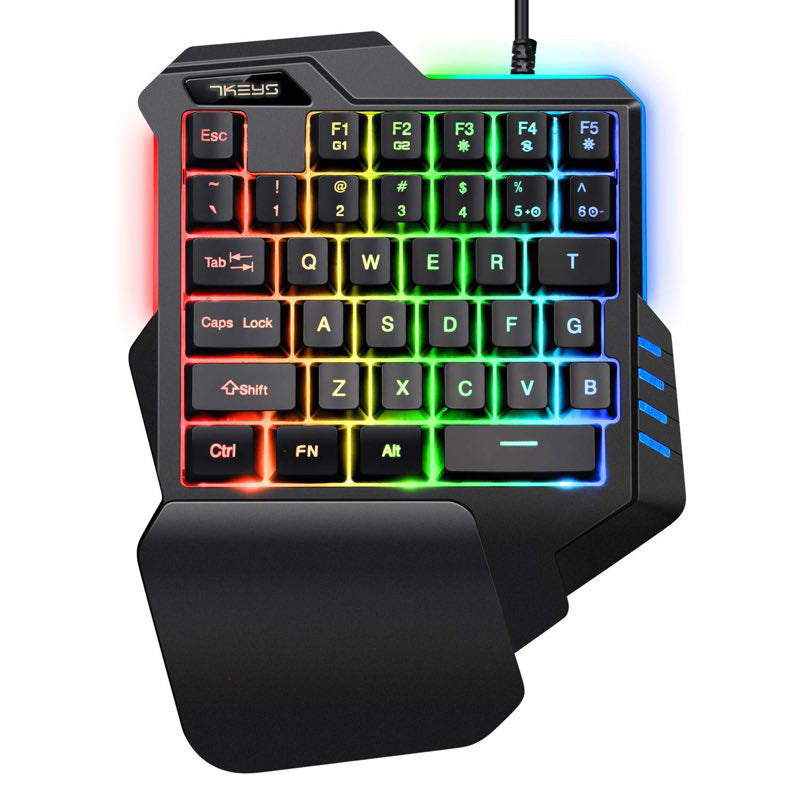 One-Handed RGB Mechanical Gaming Keypad
