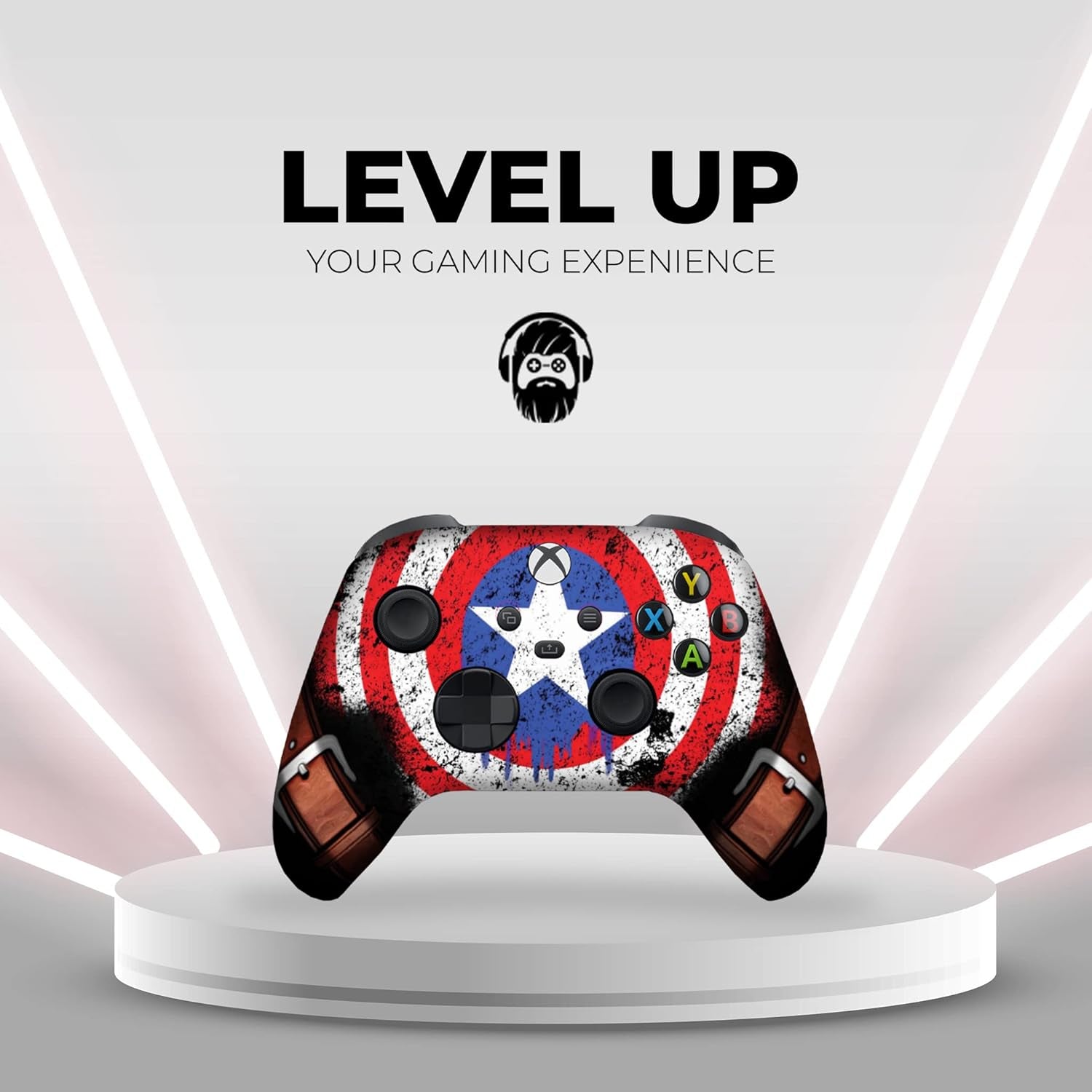 Americcan Soldier Custom X-Box Controller Wireless Compatible with X-Box One/Series X/S Proudly Customized in USA with Permanent HYDRO-DIP Printing (NOT JUST a SKIN)