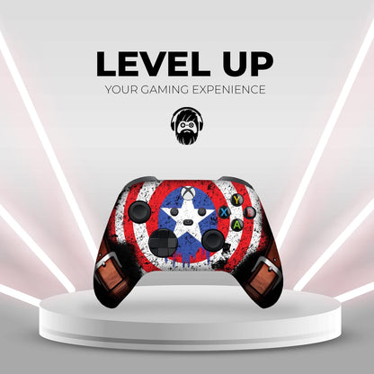 Americcan Soldier Custom X-Box Controller Wireless Compatible with X-Box One/Series X/S Proudly Customized in USA with Permanent HYDRO-DIP Printing (NOT JUST a SKIN)