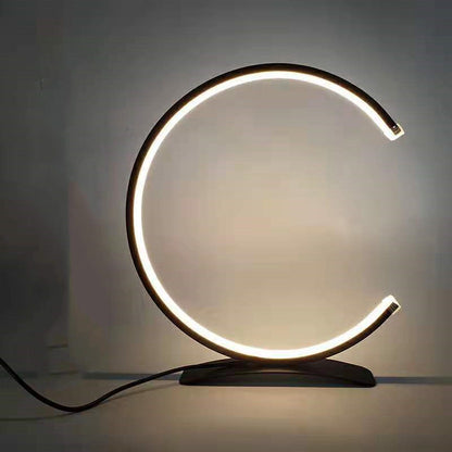 Letter LED Table Lamp Eye Protection Three-Tone Light Smart Table Lamp Night Light