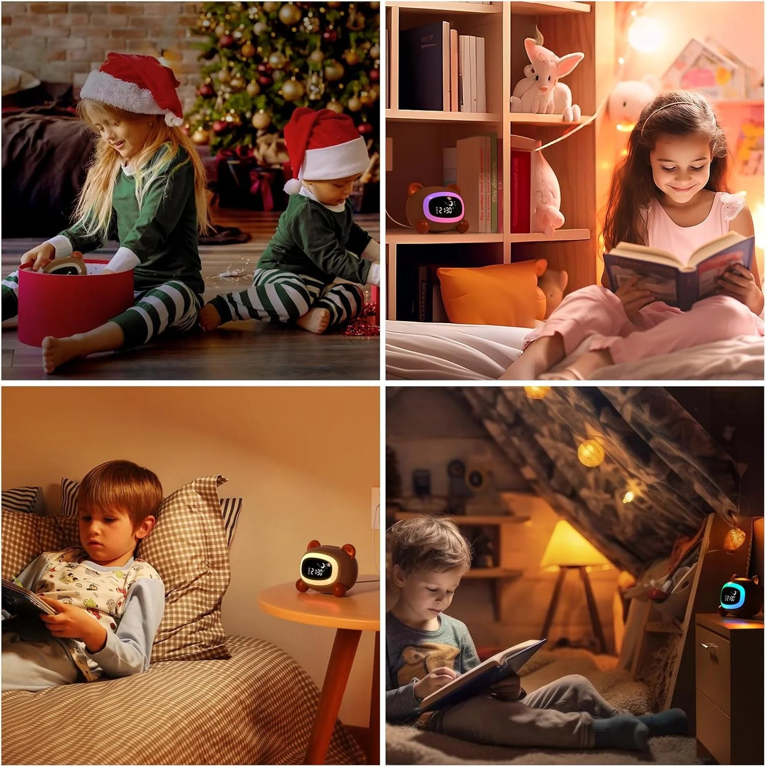 Alarm Clock for Kids, Ok to Wake Clock, Sleep Training Digital Clock with 5 Night Light