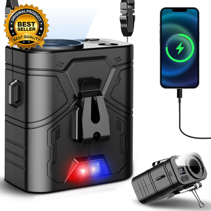 20000Mah Portable Waist Fan Clip Belt Shirt Body Rechargeable Battery 5 Speeds