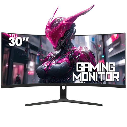 30" Curved Ultrawide Monitor WFHD 200Hz 1500R HDMI DP Black