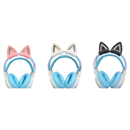 Headphones Accessories Cat Ear for Earphone Gaming Headsets Attachment Stereo Headset Decoration Lightweight Silicone Pendant