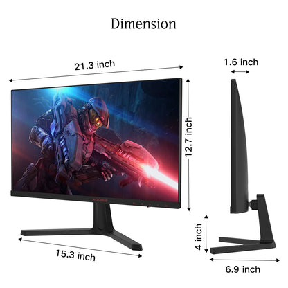 24 Inch FHD 165Hz/144Hz Gaming Monitor Adaptive-Sync 1080P Hdmi/Displayport, 24E4
