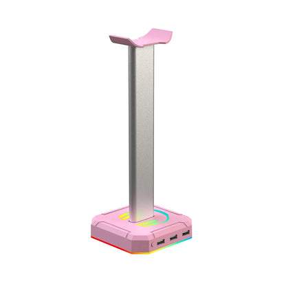 RGB Gaming Headphone Stand Desktop Earphone Holder Hanger Gamer Headset Display Stand Headset Holder Hanger Earphone Accessories