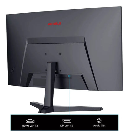 24 Inch FHD Curved Gaming Monitor, 165Hz/180Hz 1080P Computer Monitor, Adaptive-Sync, 24E6C