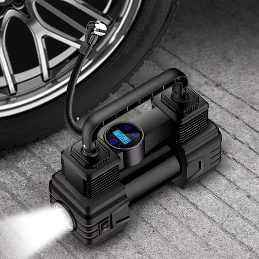 Portable Air Compressor, 150Psi,Portable Air Compressor for Car Tire Inflator,12V Tire Inflator Air Pump for Car,Digital Tire Pump Pressure Gauge with Led Light Portable Tire Inflator