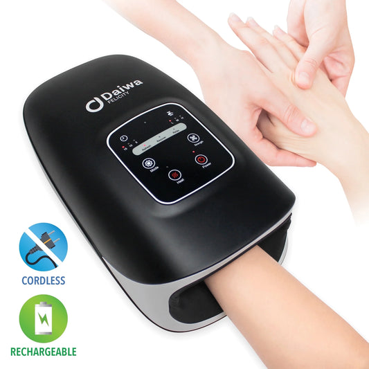 ACU PALM Cordless Hand Massager with Heat and Compression - FSA HSA Eligible Wrist and Hand Massager for Arthritis and Carpal Tunnel