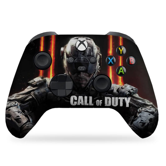 Calls of Dutty Dual Custom X-Box Controller Wireless Compatible with X-Box One/Series X/S Proudly Customized in USA with Permanent HYDRO-DIP Printing(Not JUST a SKIN) MODDED