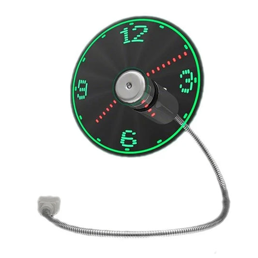824000 LED Fan Clock with USB Connection
