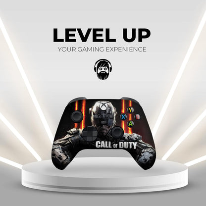 Calls of Dutty Dual Custom X-Box Controller Wireless Compatible with X-Box One/Series X/S Proudly Customized in USA with Permanent HYDRO-DIP Printing(Not JUST a SKIN) MODDED