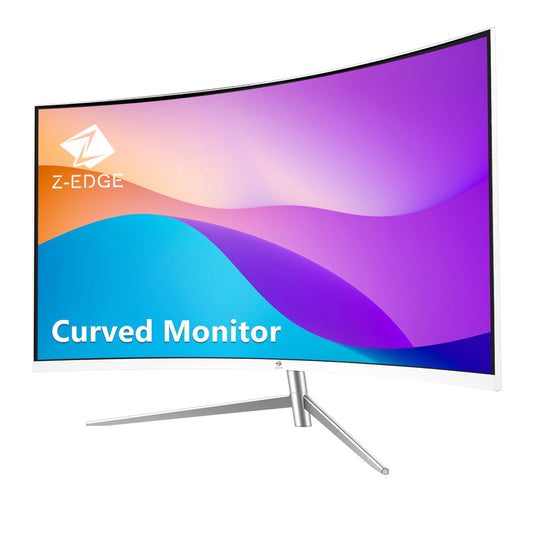 U24C 24-Inch Curved Monitor Full HD LED Monitor 1920X1080 75Hz 5Ms VGA+HDMI Port
