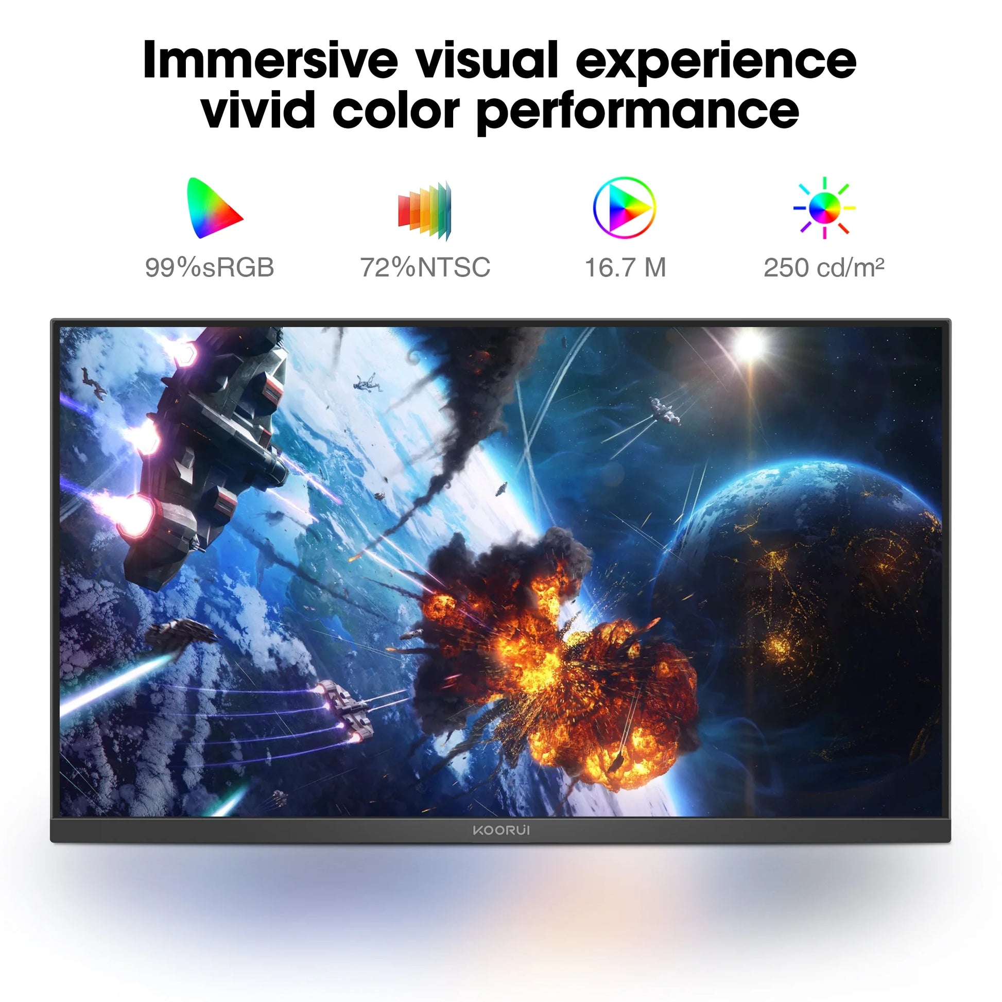 27" FHD 1080P Gaming Monitor, 144Hz Computer Monitor, New, E2711K