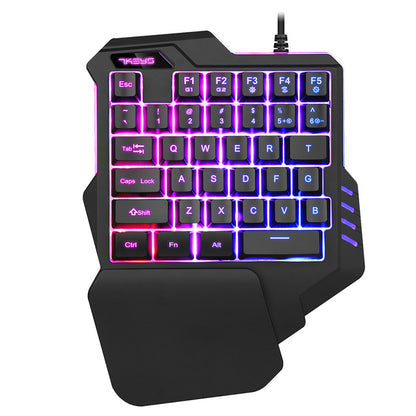 One-Handed RGB Mechanical Gaming Keypad
