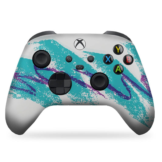 90'S Cup Custom X-Box Controller Wireless Compatible with X-Box One/Series X/S Proudly Customized in USA with Permanent HYDRO-DIP Printing (NOT JUST a SKIN)