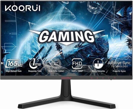 24 Inch FHD 165Hz/144Hz Gaming Monitor Adaptive-Sync 1080P Hdmi/Displayport, 24E4